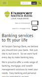 Mobile Screenshot of fairportsavingsbank.com