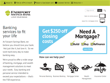 Tablet Screenshot of fairportsavingsbank.com